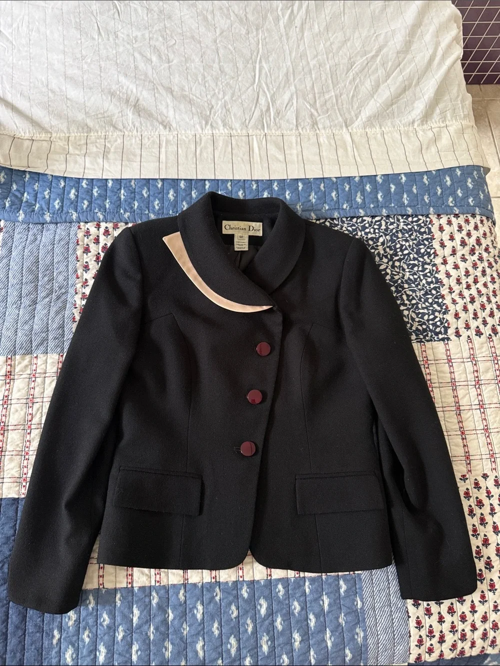 Dior wool cropped blazer